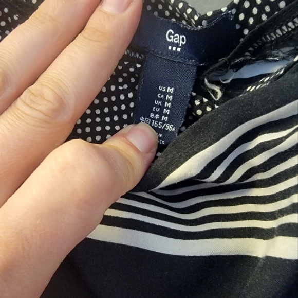 Gap cotton black summer dress M - Picture 4 of 4